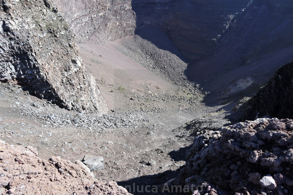 "Vesuvio – Particolare del cratere" stock image