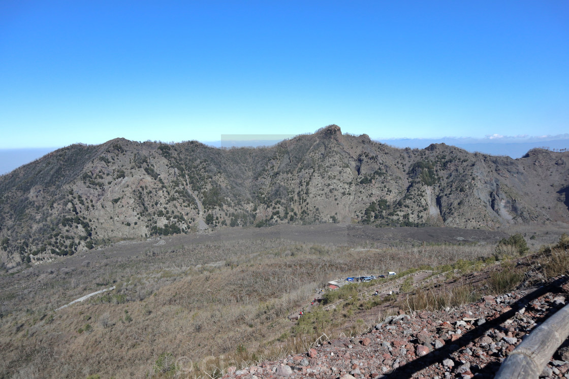 "Vesuvio – Panorama dal sentiero del Gran Cono" stock image