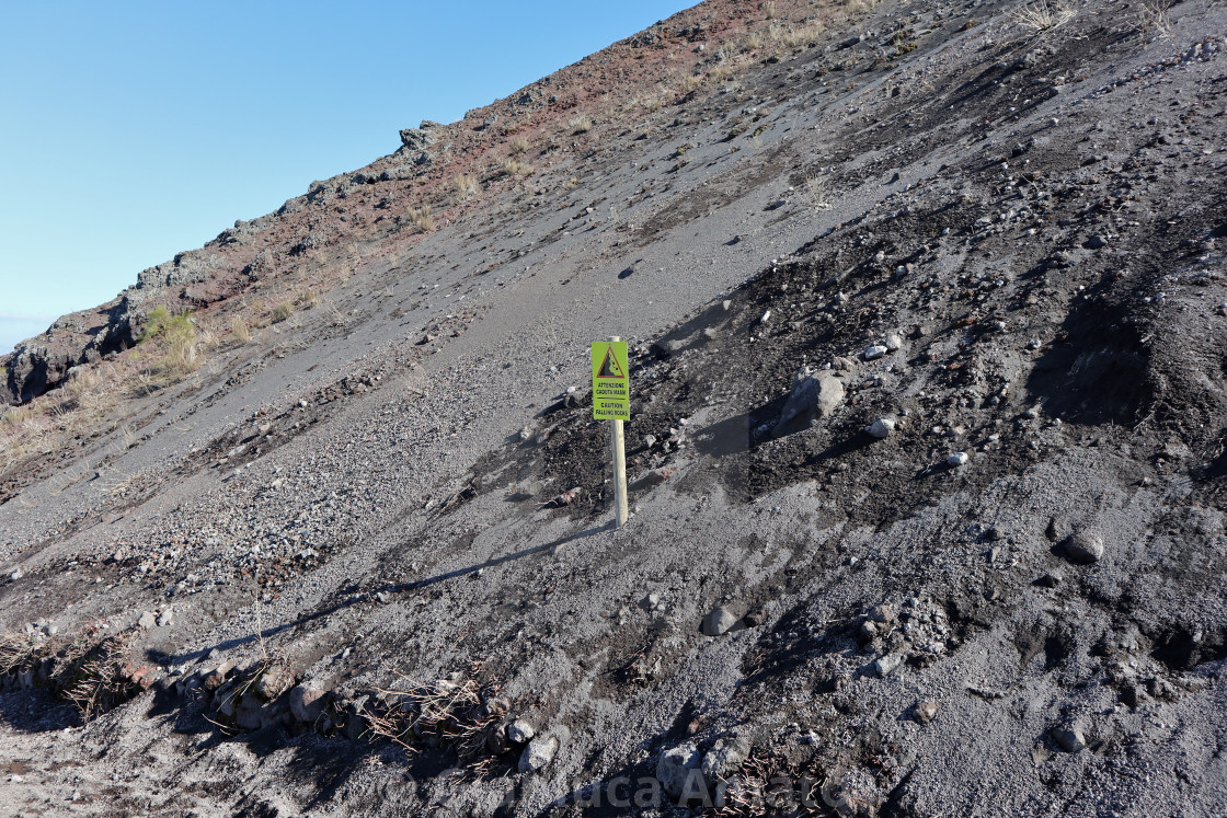 "Vesuvio – Particolare del versante del vulcano" stock image