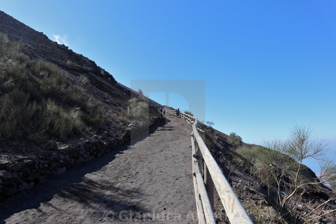 "Vesuvio – Primo tratto del sentiero del Gran Cono" stock image