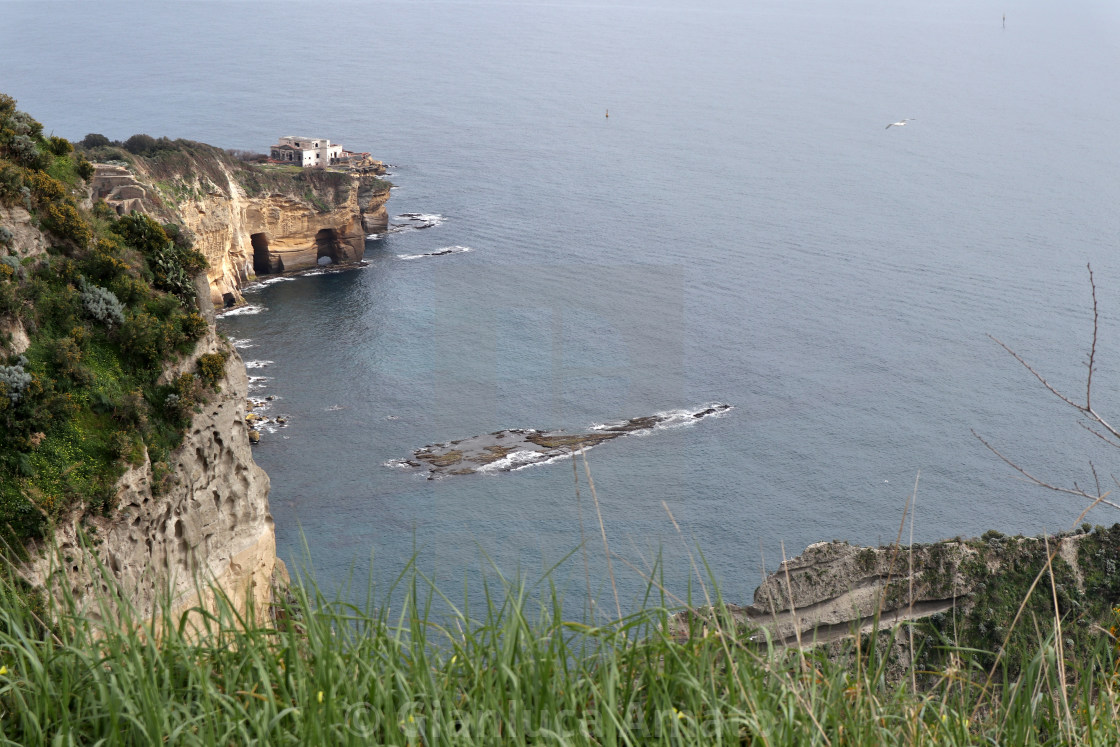 "Napoli - Baia Trentaremi dal Parco Virgiliano" stock image