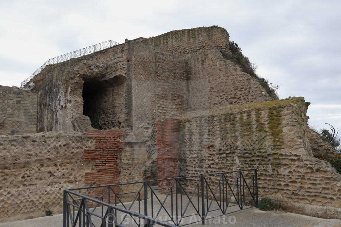 "Napoli - Ruderi del Parco Archeologico di Pausilypon" stock image