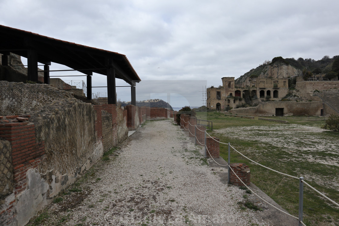 "Napoli - Scorcio del Parco Archeologico di Pausilypon" stock image