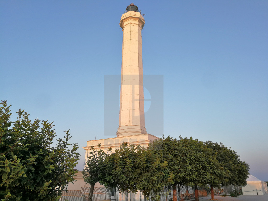 "Il Faro di Santa Maria di Leuca all'alba" stock image