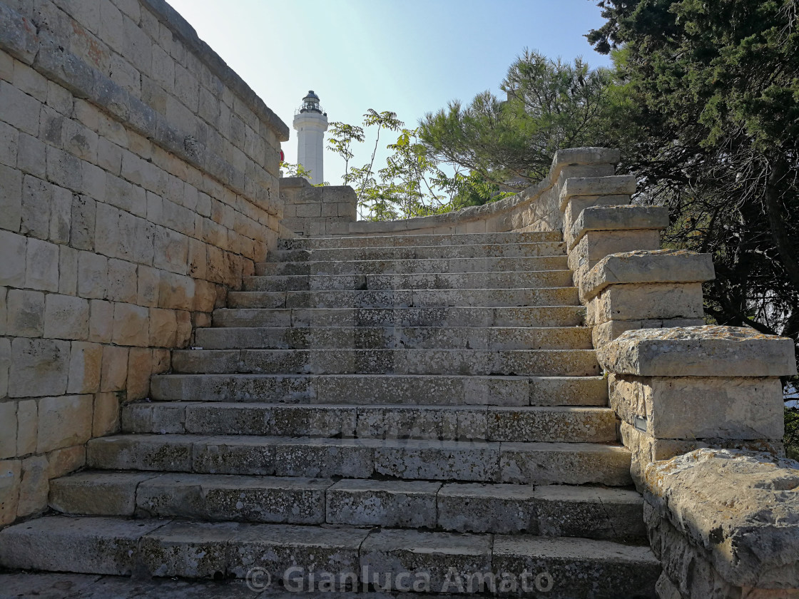 "Santa Maria di Leuca - Fine della Scala monumentale" stock image