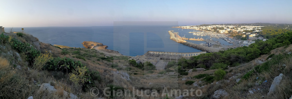 "Santa Maria di Leuca - Panoramica dal santuario all'alba" stock image