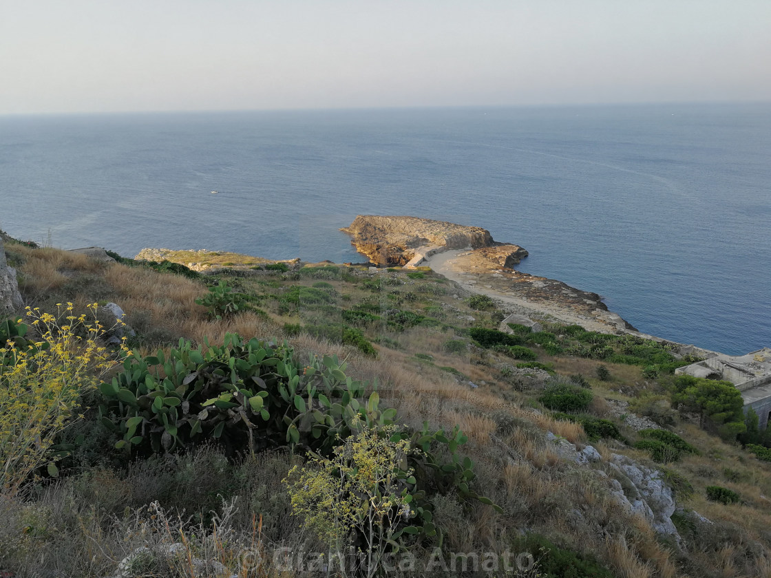 "Santa Maria di Leuca - Punta Meliso all'alba" stock image