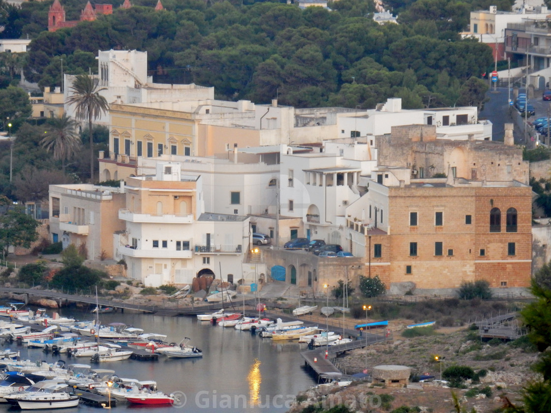 "Santa Maria di Leuca - Scorcio del porto la mattina presto" stock image