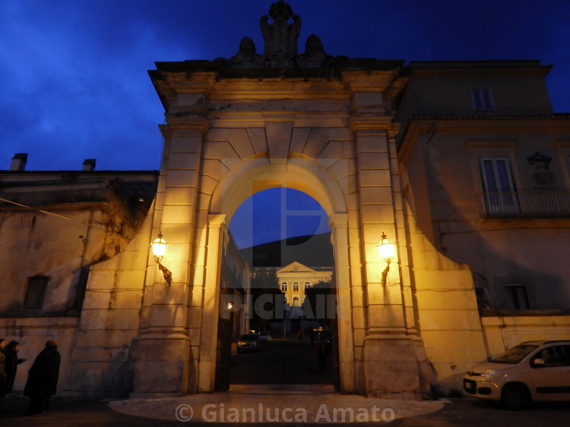 "San Leucio - Porta di entrata del Borgo del Belvedere" stock image