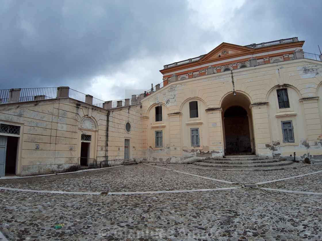 "San Leucio - Scorcio della scala monumentale del Belvedere" stock image