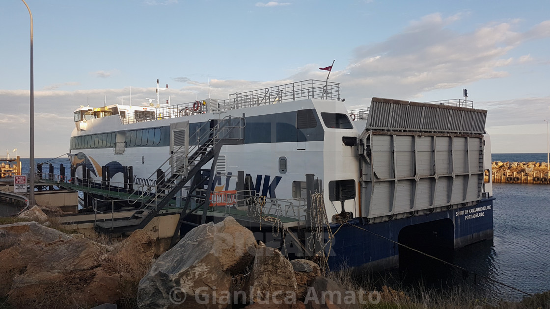 "Adelaide - Traghetto per Kangaroo Island" stock image