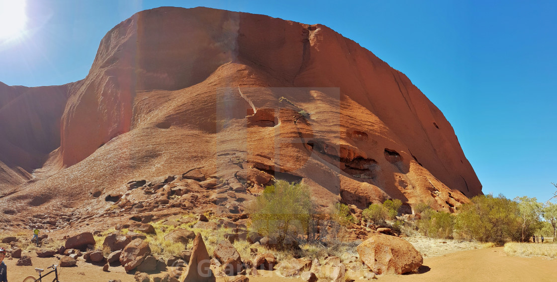 "Australia - Panoramica ad Ayers Rock" stock image