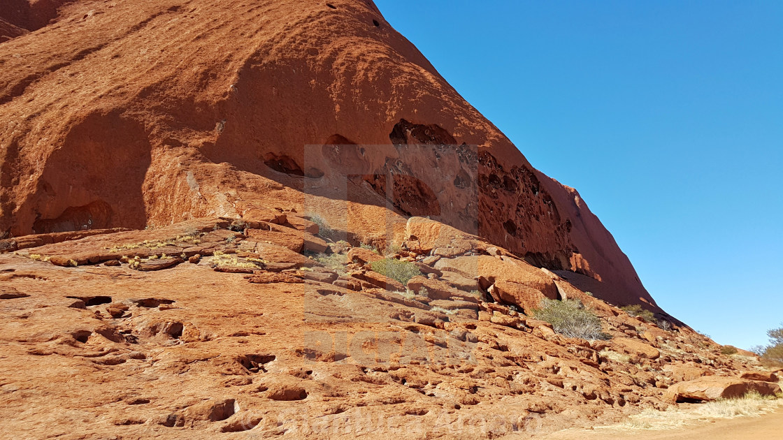 "Australia - Pendici di Ayers Rock" stock image