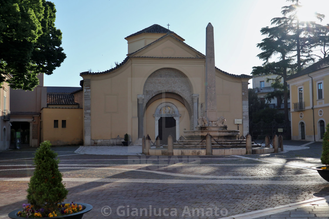 "Benevento - Santa Sofia la mattina presto" stock image