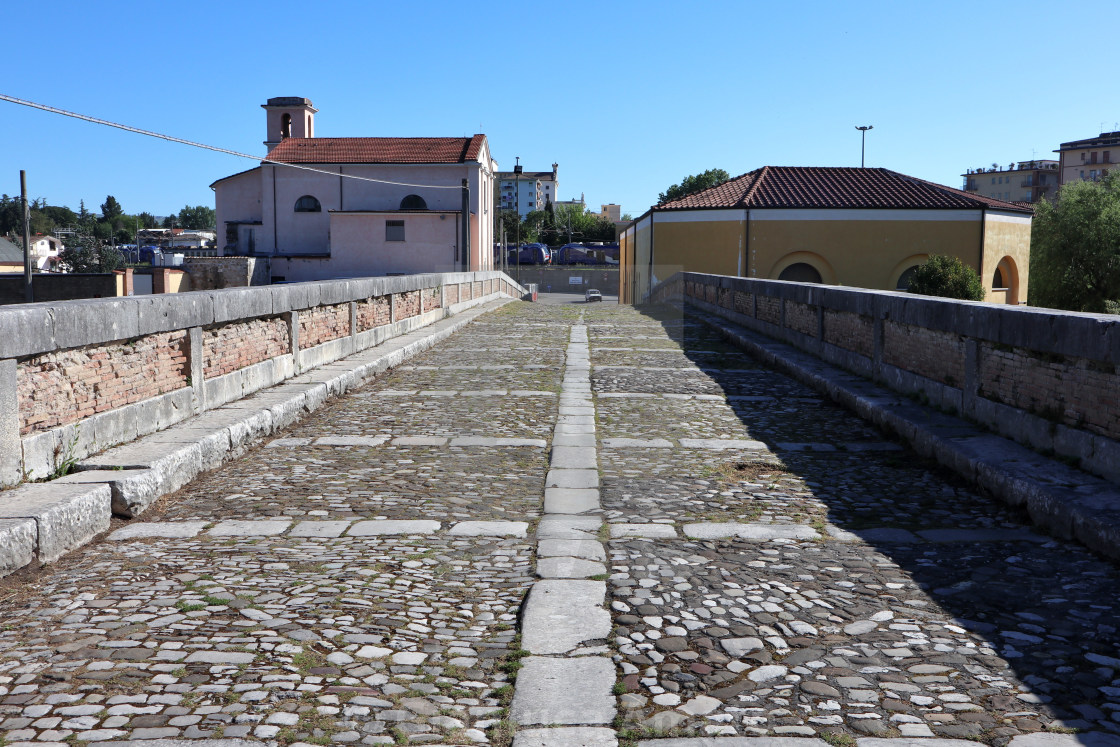 "Benevento - Scorcio dal Ponte Leproso" stock image