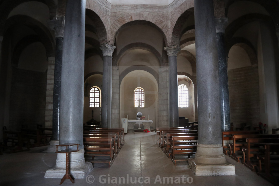 "Benevento - Interno di Santa Sofia" stock image