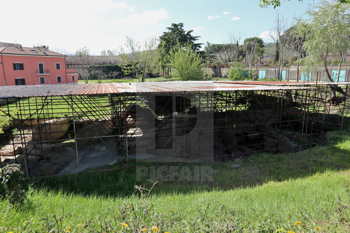 "Benevento - Resti dell'anfiteatro romano" stock image