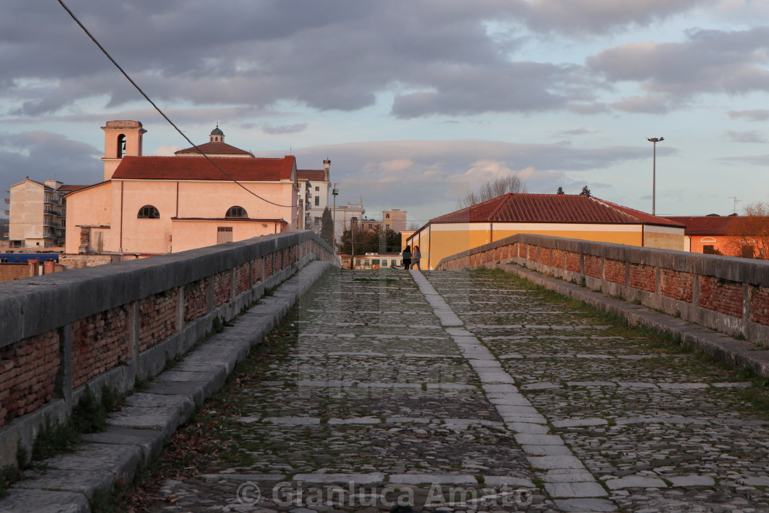 "Benevento - Ponte Leproso" stock image