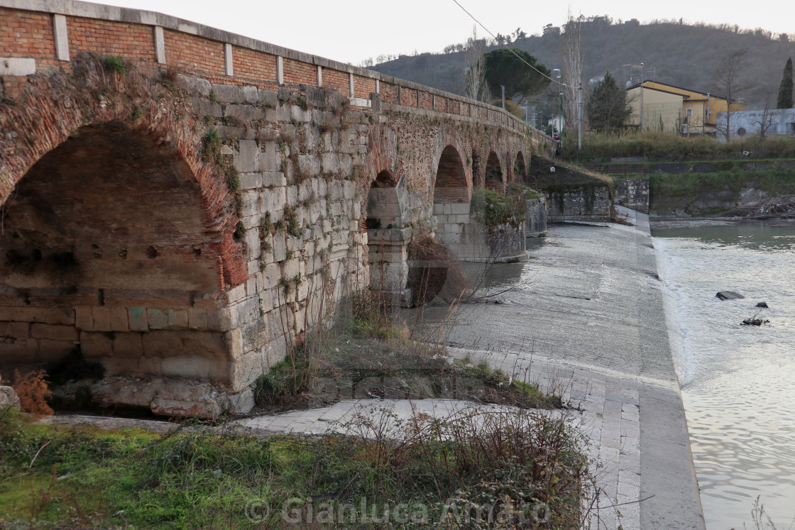 "Benevento - Scorcio del Ponte Leproso" stock image