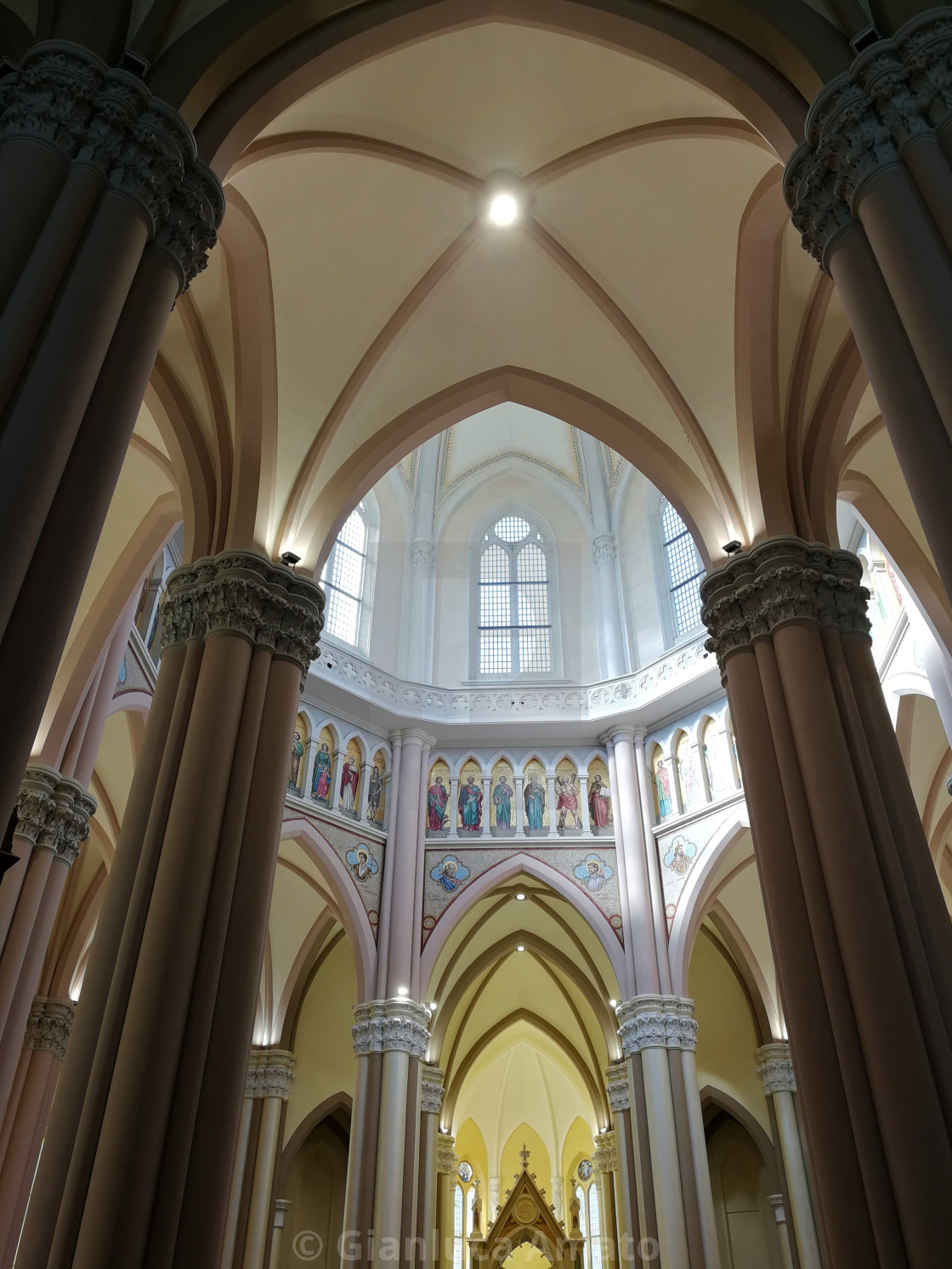 "Castelpetroso - Interno del santuario" stock image