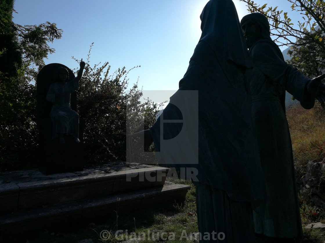 "Castelpetroso - Terzo dolore" stock image