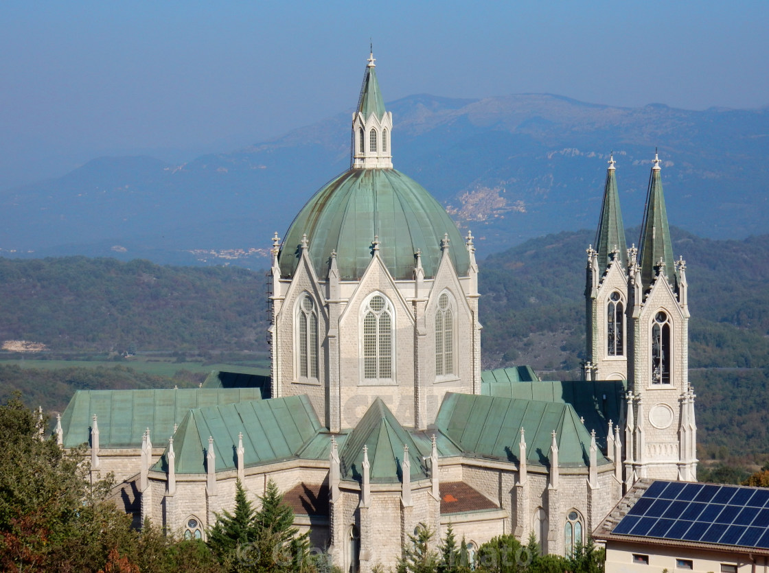 "Castelpetroso - Santuario dell'Addolorata" stock image