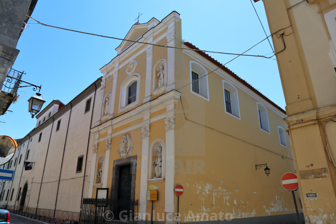 "Capua - Chiesa della Concezione" stock image