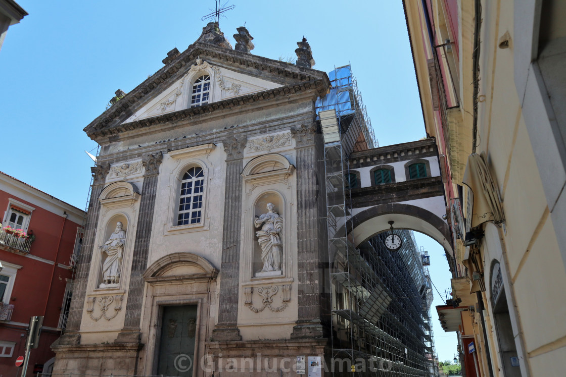 "Capua - Chiesa della Santissima Annunziata" stock image