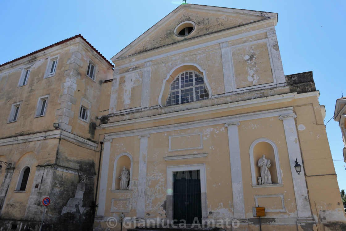 "Capua - Chiesa di Montevergine e Seminario" stock image