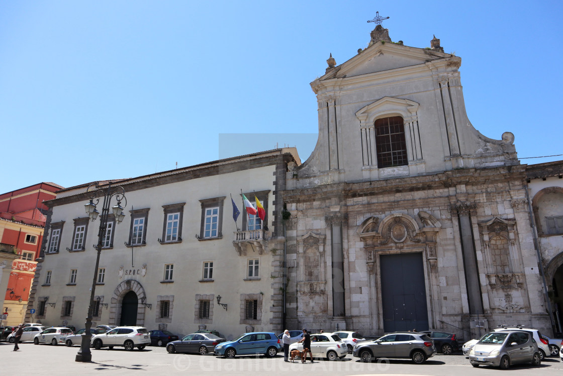 "Capua - Chiesa di Sant'Eligio" stock image