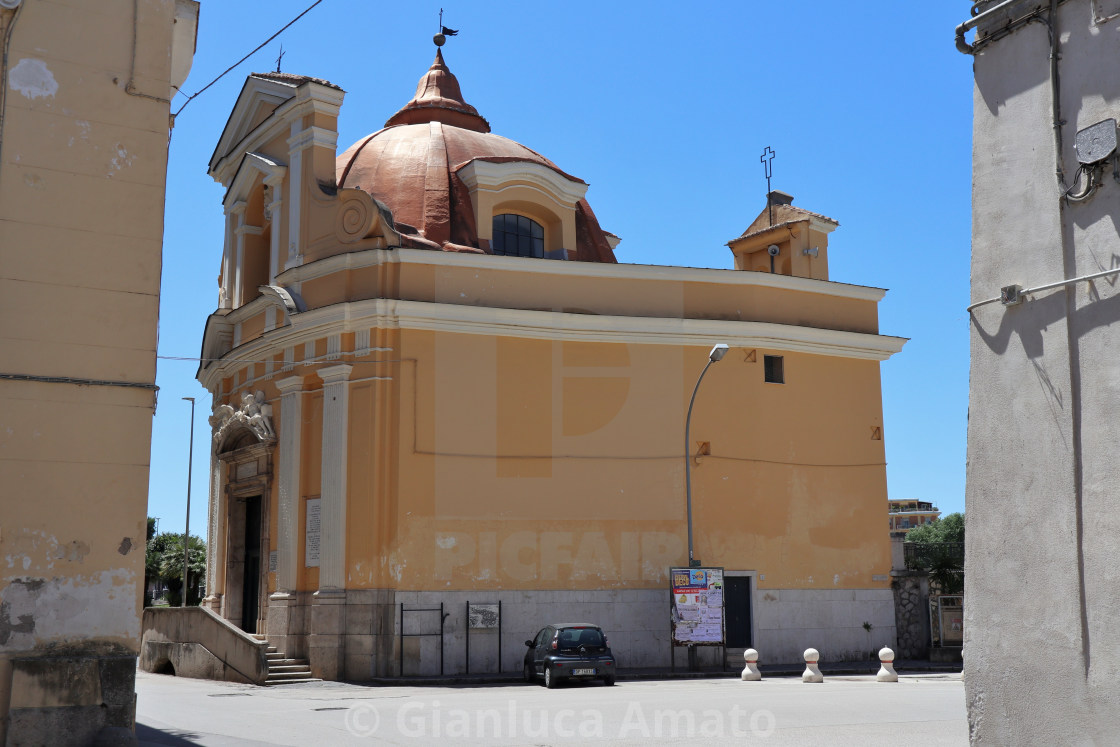 "Capua - Chiesa di Santa Maria delle Grazie da piazza Bellarmino" stock image