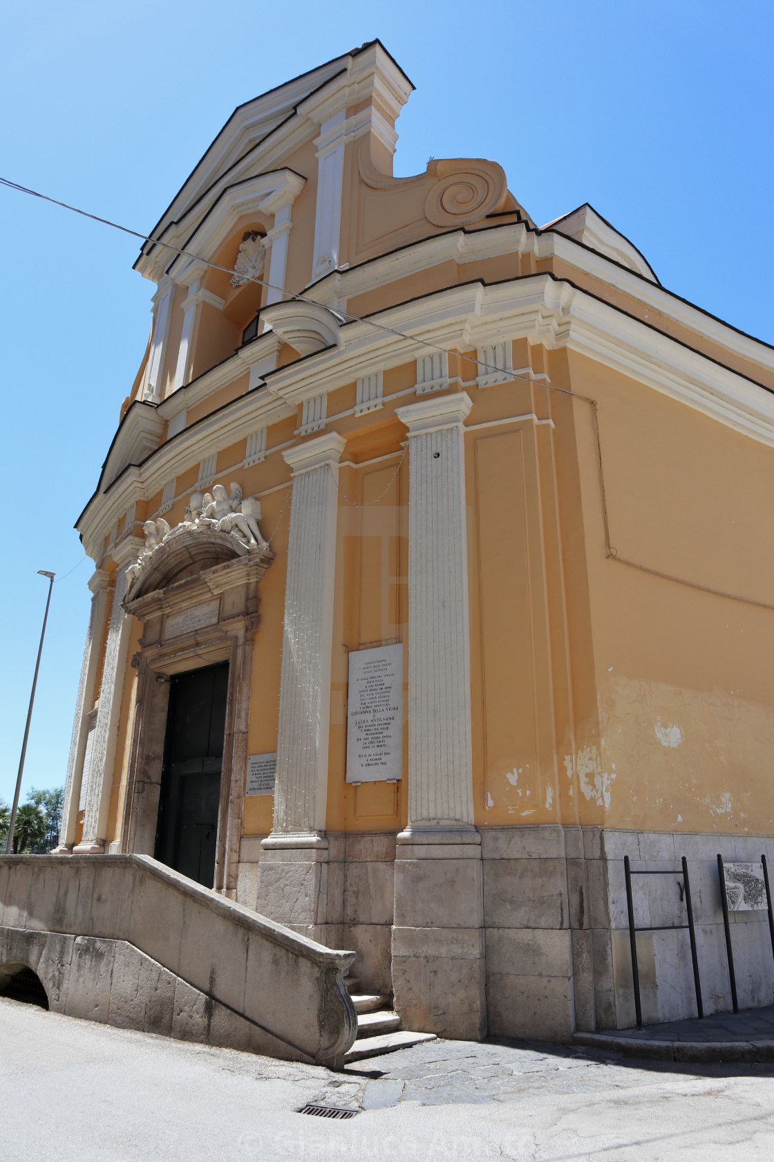 "Capua - Facciata della Chiesa di Santa Maria delle Grazie" stock image