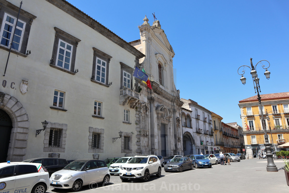 "Capua - Piazza dei Giudici" stock image