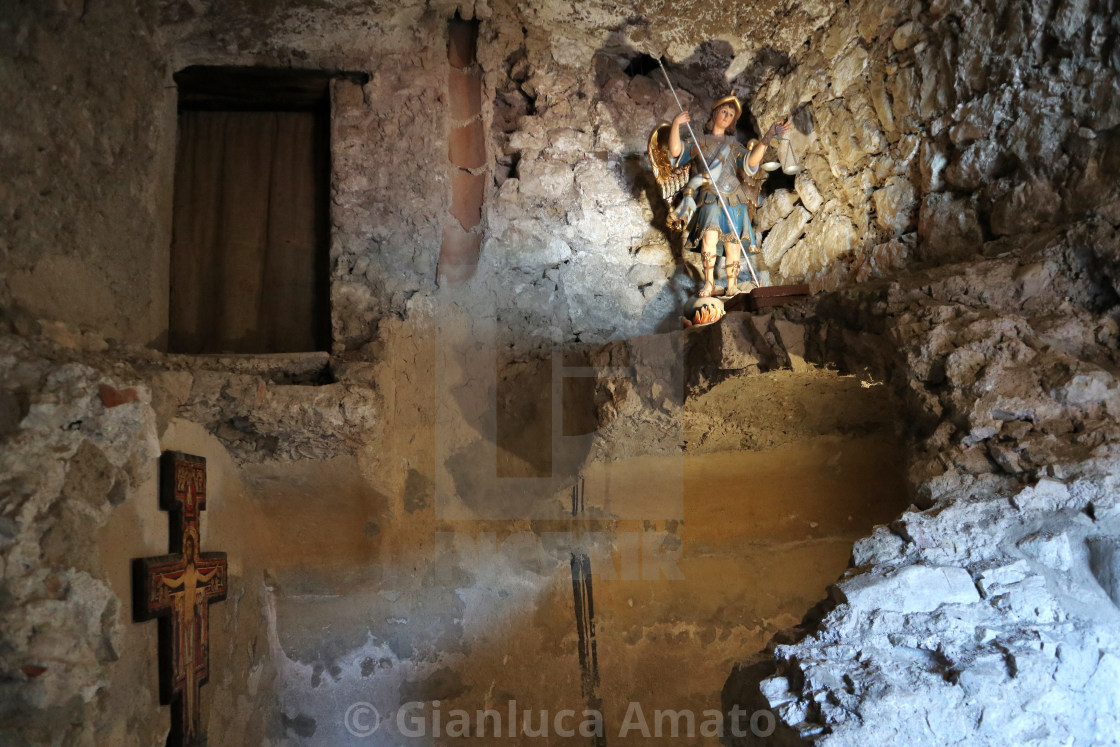 "Maddaloni - Grotta di San Michele Arcangelo" stock image