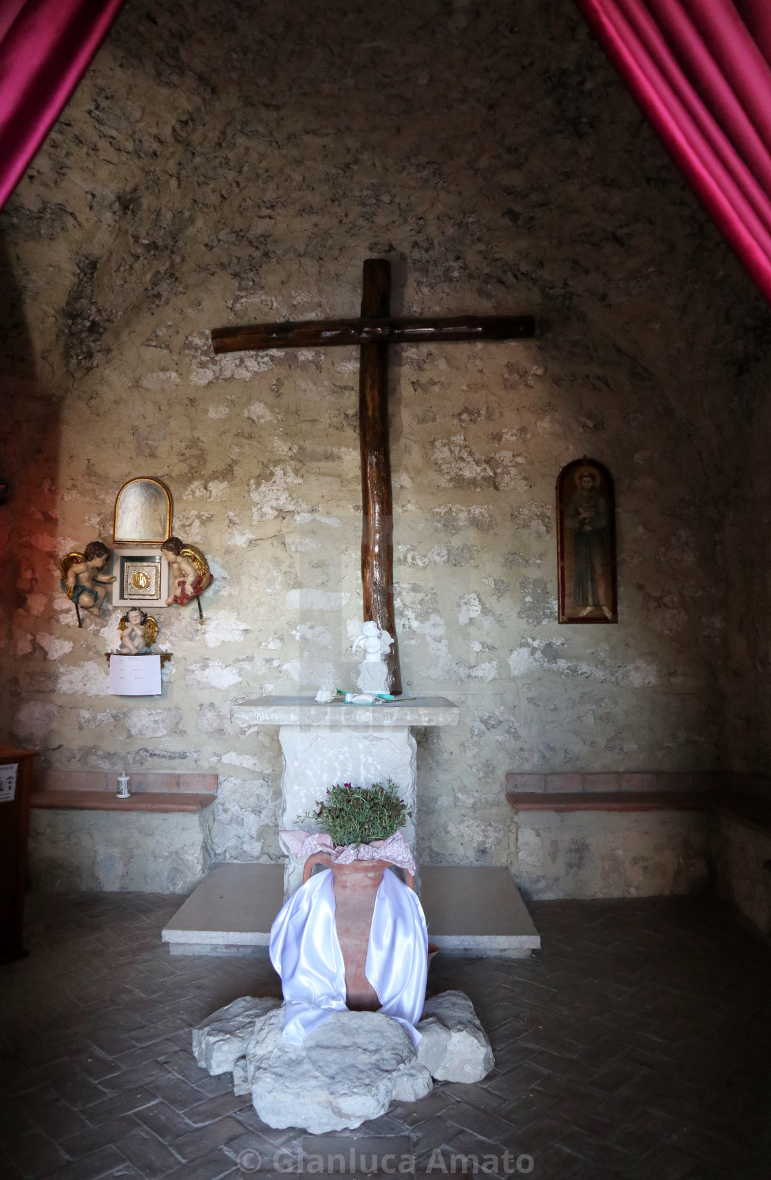 "Maddaloni - Cappella dell'Apparizione di San Michele" stock image