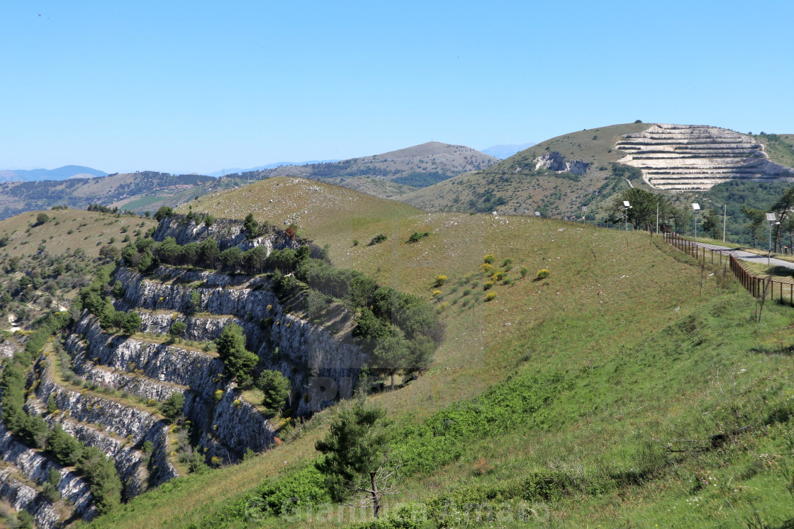 "Maddaloni - Cave dal Santuario di San Michele" stock image