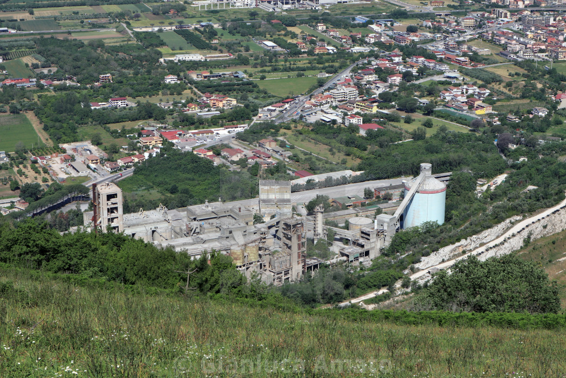 "Maddaloni - Impianto dismesso dal Santuario di San Michele" stock image