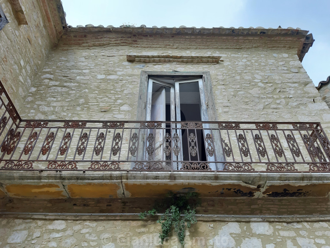 "Paduli - Balcone del borgo abbandonato" stock image