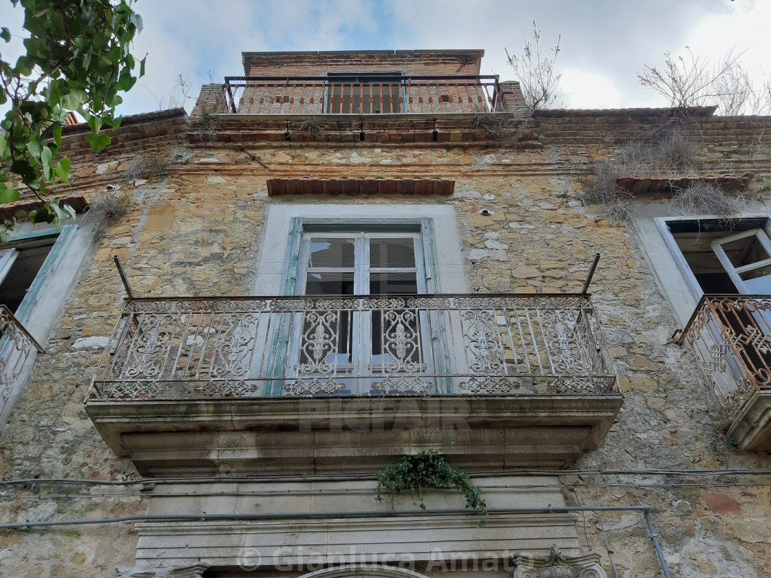 "Paduli - Balconi del borgo fantasma" stock image