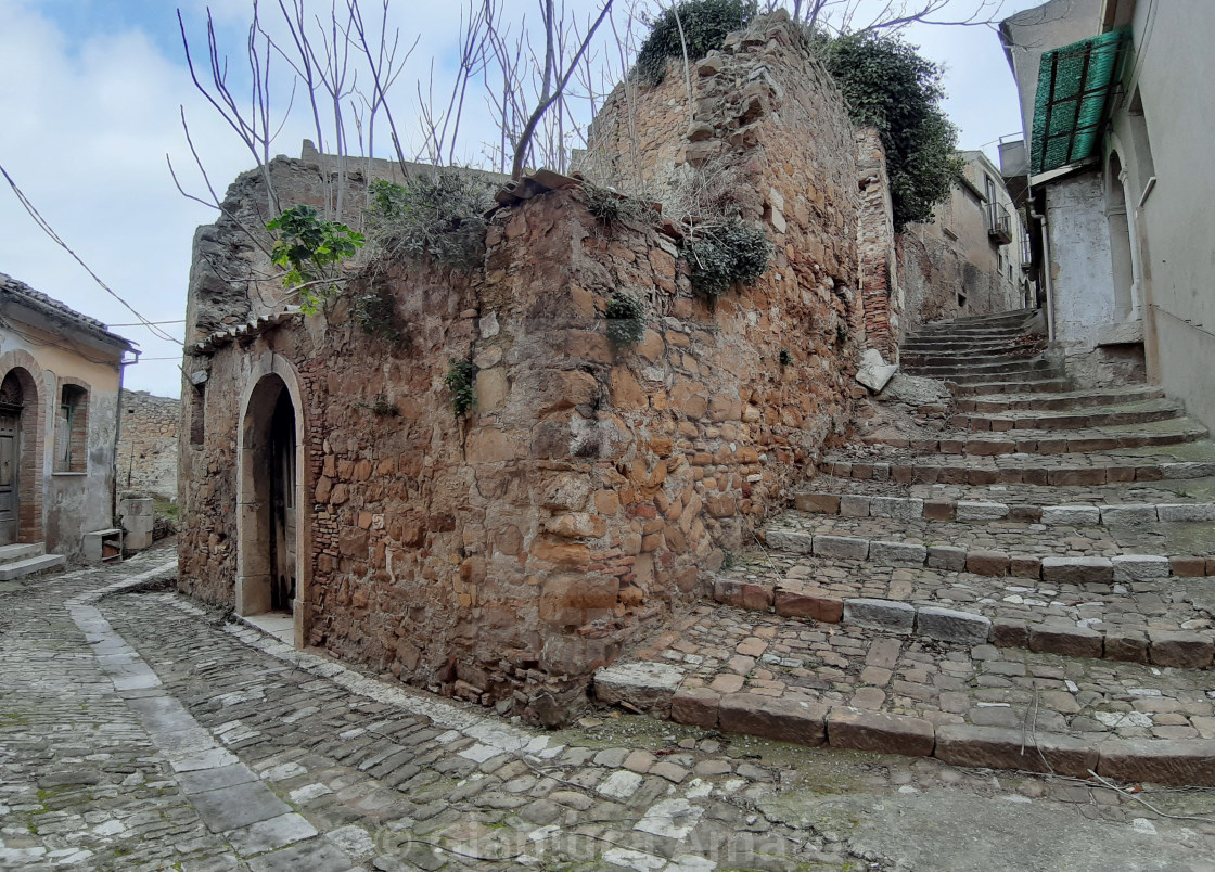 "Paduli - Casa del borgo abbandonato" stock image