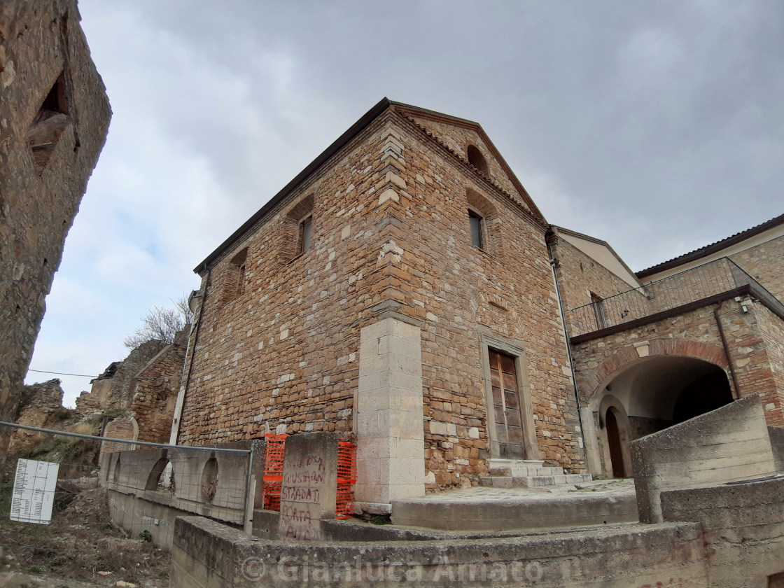 "Paduli - Chiesa sconsacrata di San Nicola" stock image