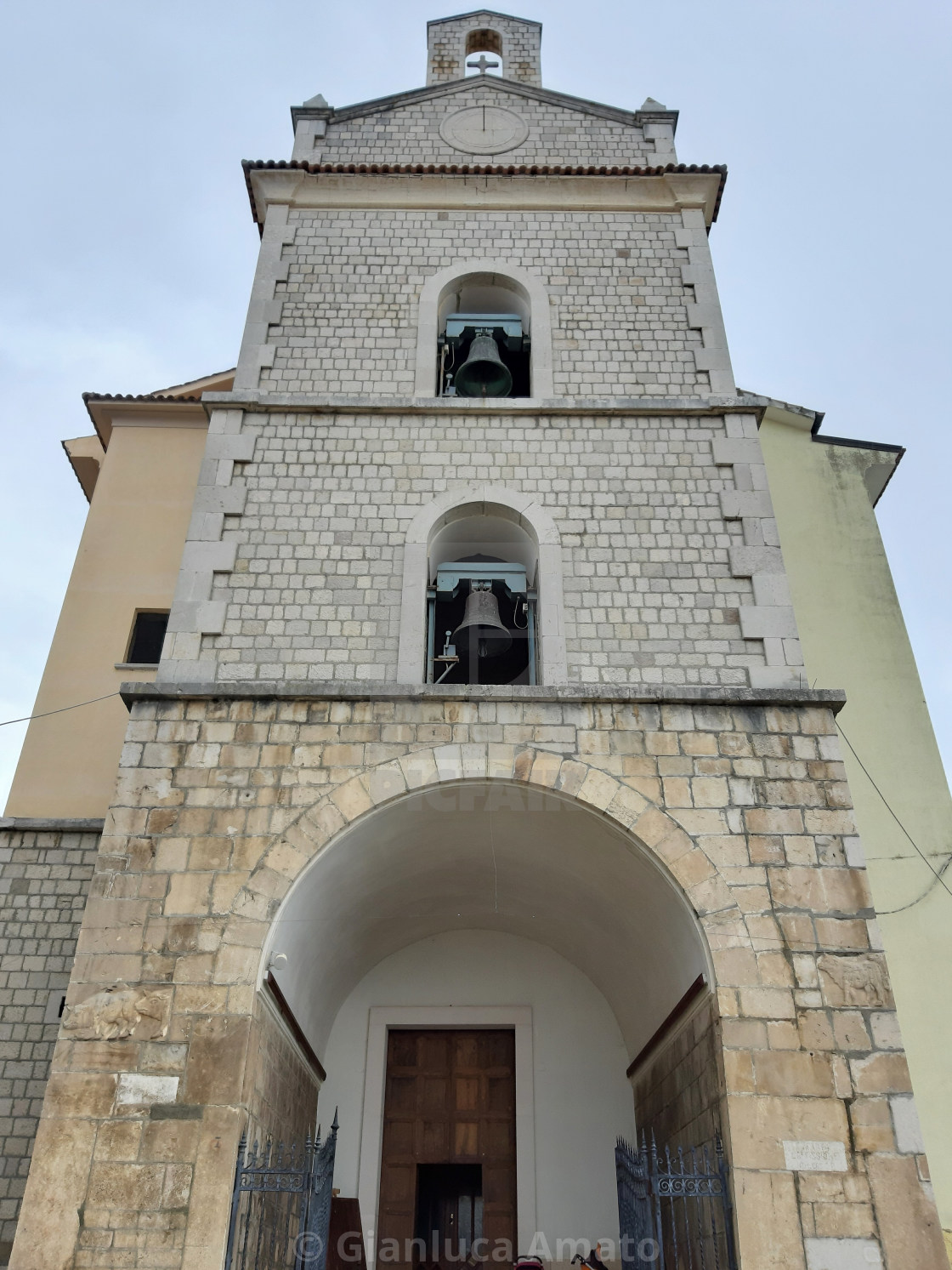 "Paduli - Entrata della Chiesa Madre" stock image