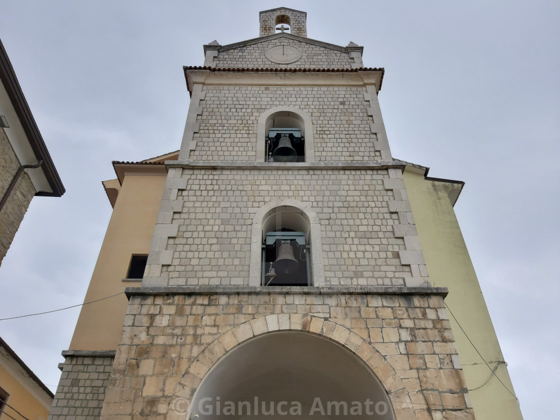 "Paduli - Facciata della chiesa di San Bartolomeo Apostolo" stock image