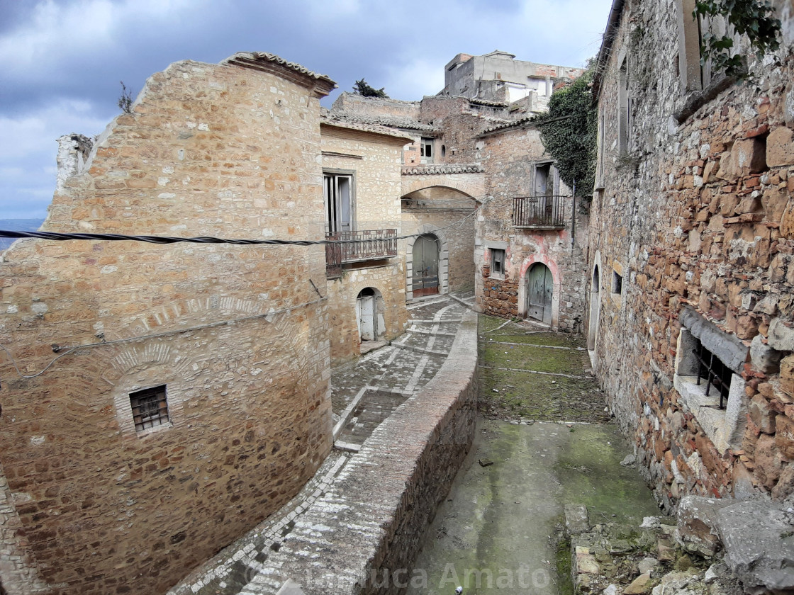 "Paduli - Scorcio del borgo vecchio" stock image