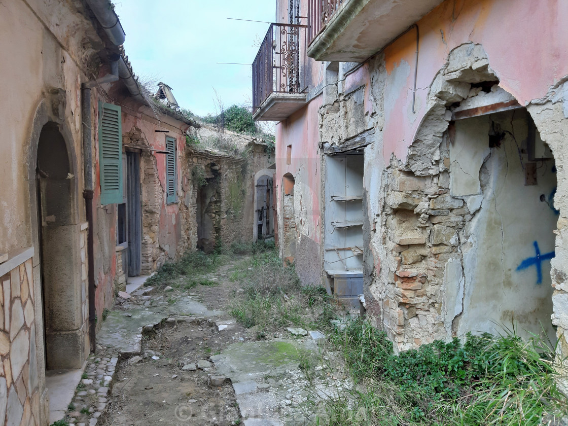 "Paduli - Vicolo del vecchio borgo" stock image