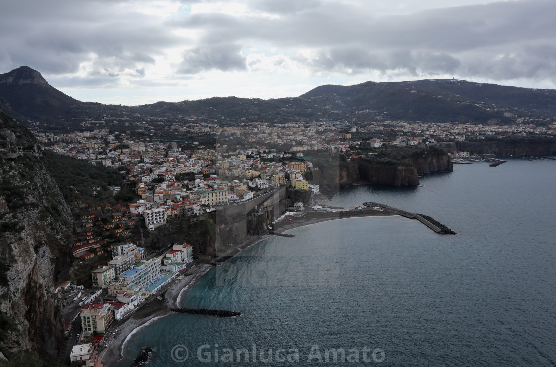 "Panorama di Meta da Vico Equense" stock image