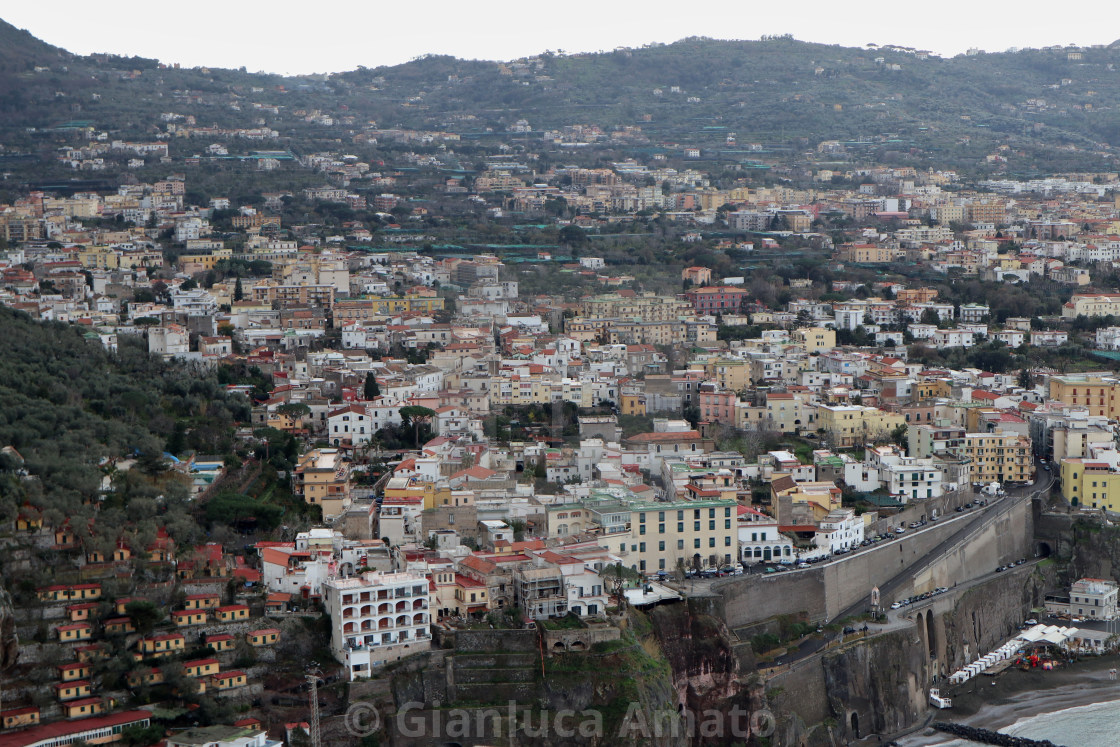 "Panorama di Meta di Sorrento" stock image