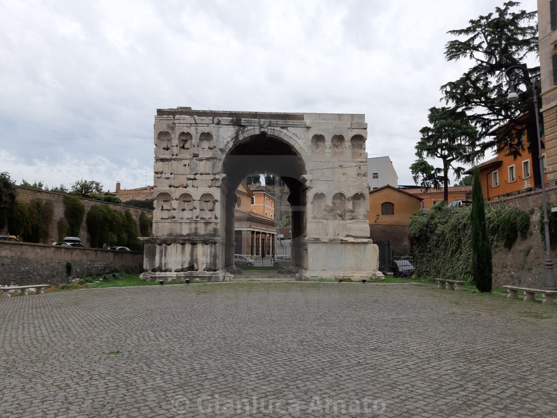 "Roma - Arco di Giano" stock image