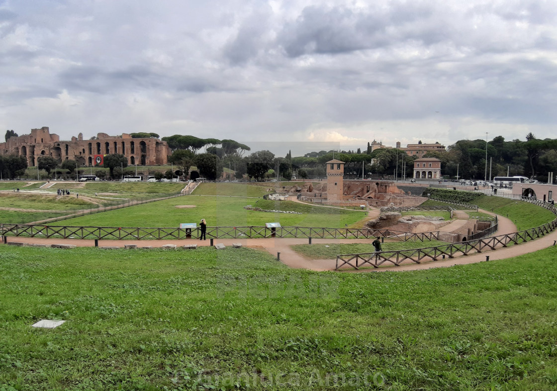 "Roma - Area archeologica al Circo Massimo" stock image