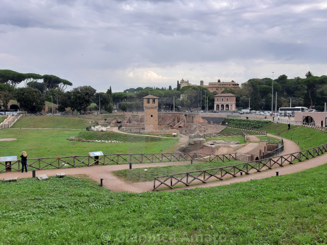 "Roma - Area archeologica del Circo Massimo" stock image